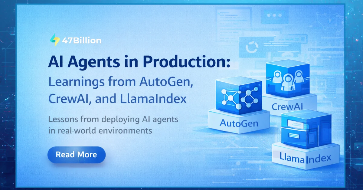 MCP, A2A & CrewAI: AI Agent Frameworks for Production 2026 | 47Billion
